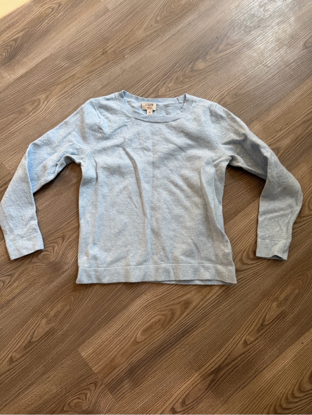 J. Crew Pale Blue Crewneck Sweater